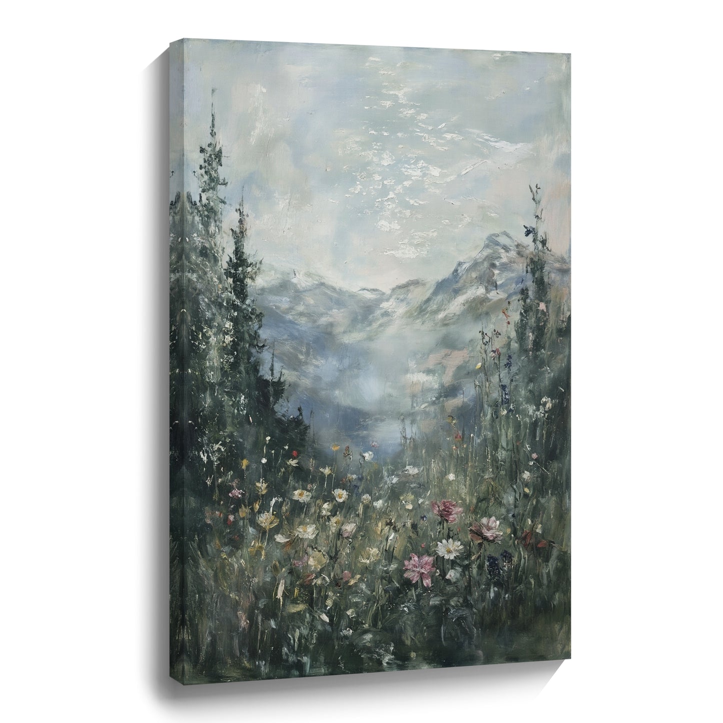 Modern abstract wall art, hand-painted oil painting