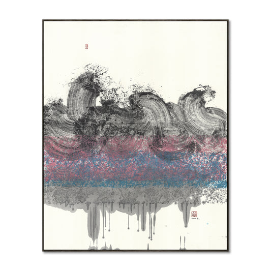 "Ink form 7" framed canvas prints