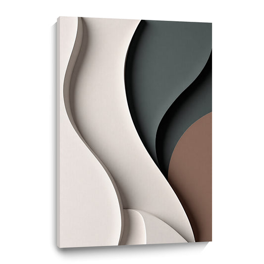 Multicolor Wall Sculptures, 3D Wood Wall Art, Minimalist Wall Hanging Home Decor