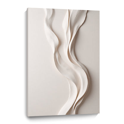 Beige Wall Sculptures, 3D Wood Wall Art, Minimalist Wall Hanging Home Decor