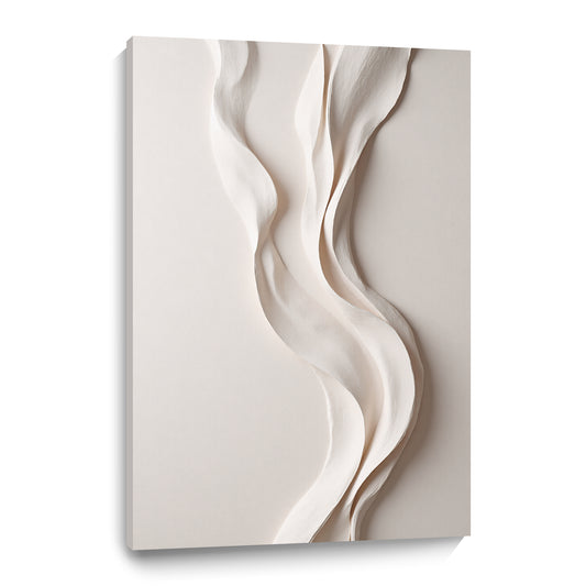 Beige Wall Sculptures, 3D Wood Wall Art, Minimalist Wall Hanging Home Decor