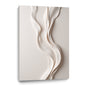 Beige Wall Sculptures, 3D Wood Wall Art, Minimalist Wall Hanging Home Decor