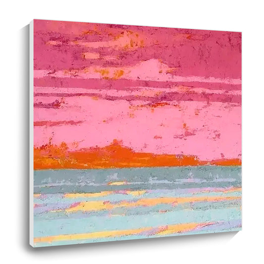 Modern abstract wall art, hand-painted oil painting
