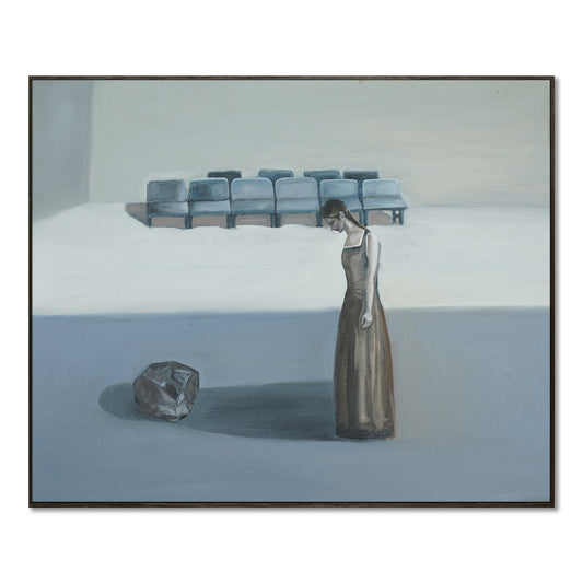 "solitary and Crowd (2)" hand-stretched canvas prints
