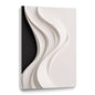 Beige and black Wall Sculptures, 3D Wood Wall Art, Minimalist Wall Hanging Home Decor
