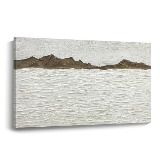 Banner modern abstract wall art, hand-painted oil painting