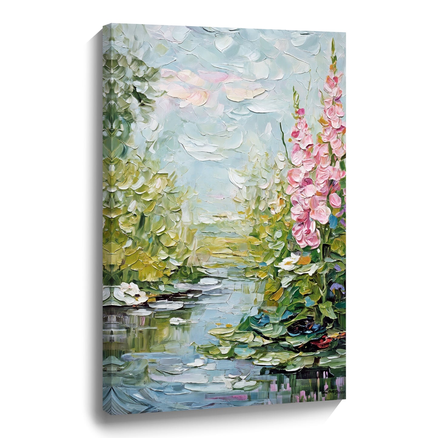 Modern abstract wall art, hand-painted oil painting