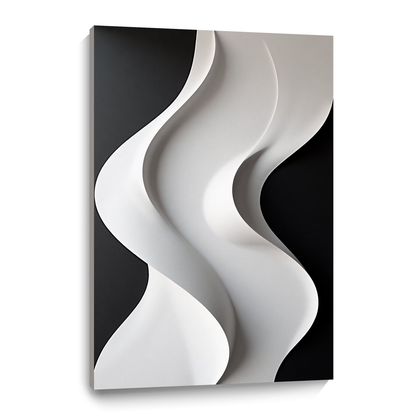 Beige and black Wall Sculptures, 3D Wood Wall Art, Minimalist Wall Hanging Home Decor