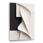 Beige and black Wall Sculptures, 3D Wood Wall Art, Minimalist Wall Hanging Home Decor