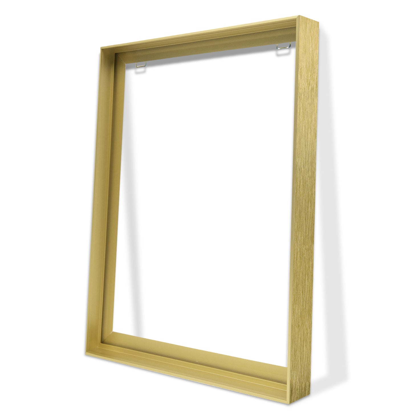 Metal Floating Picture Frame for Canvas Oil Painting, DIY Canvas Picture Frame, 1.5 Inch Depth for Canvas Prints Wall Art/Portrait/Landscape Living Room Bedroom Kitchen Decor (gold)