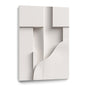 Beige Wall Sculptures, 3D Wood Wall Art, Minimalist Wall Hanging Home Decor