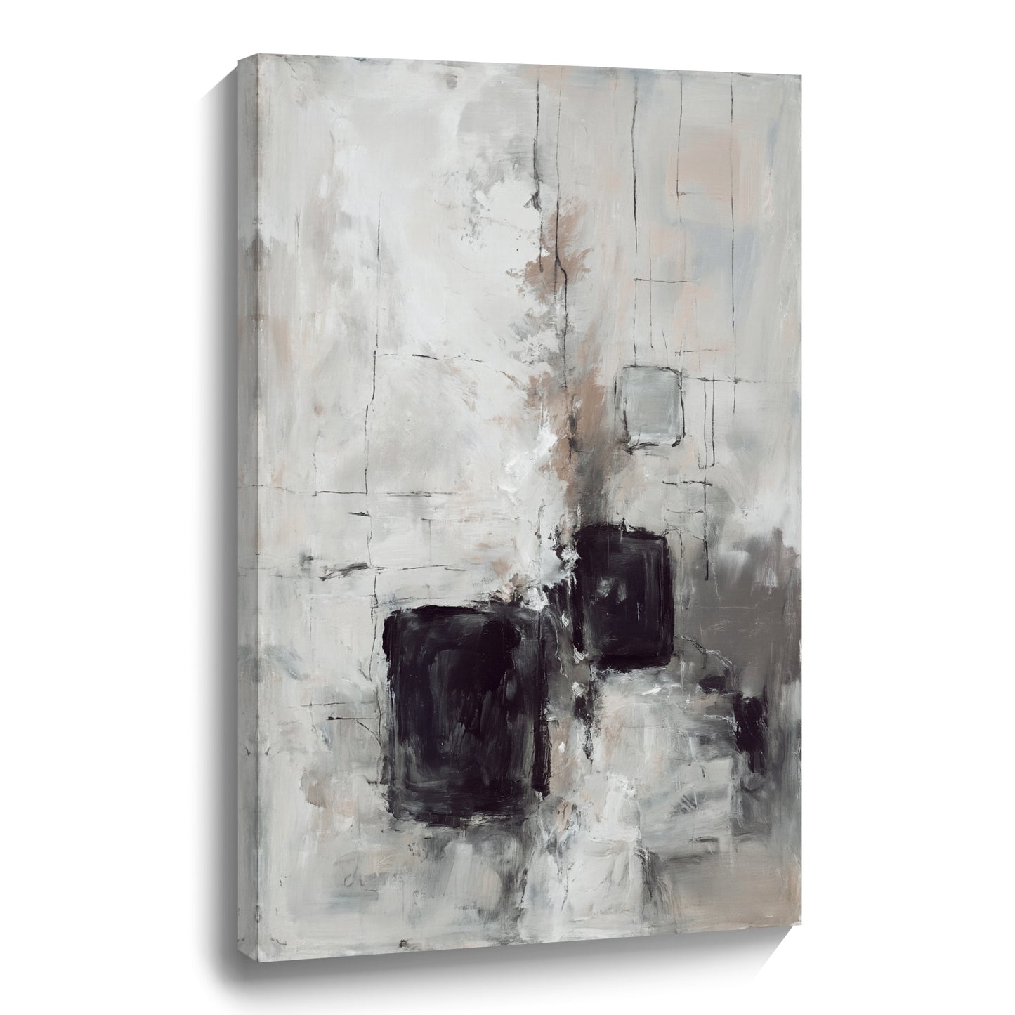 Modern abstract wall art, hand-painted oil painting