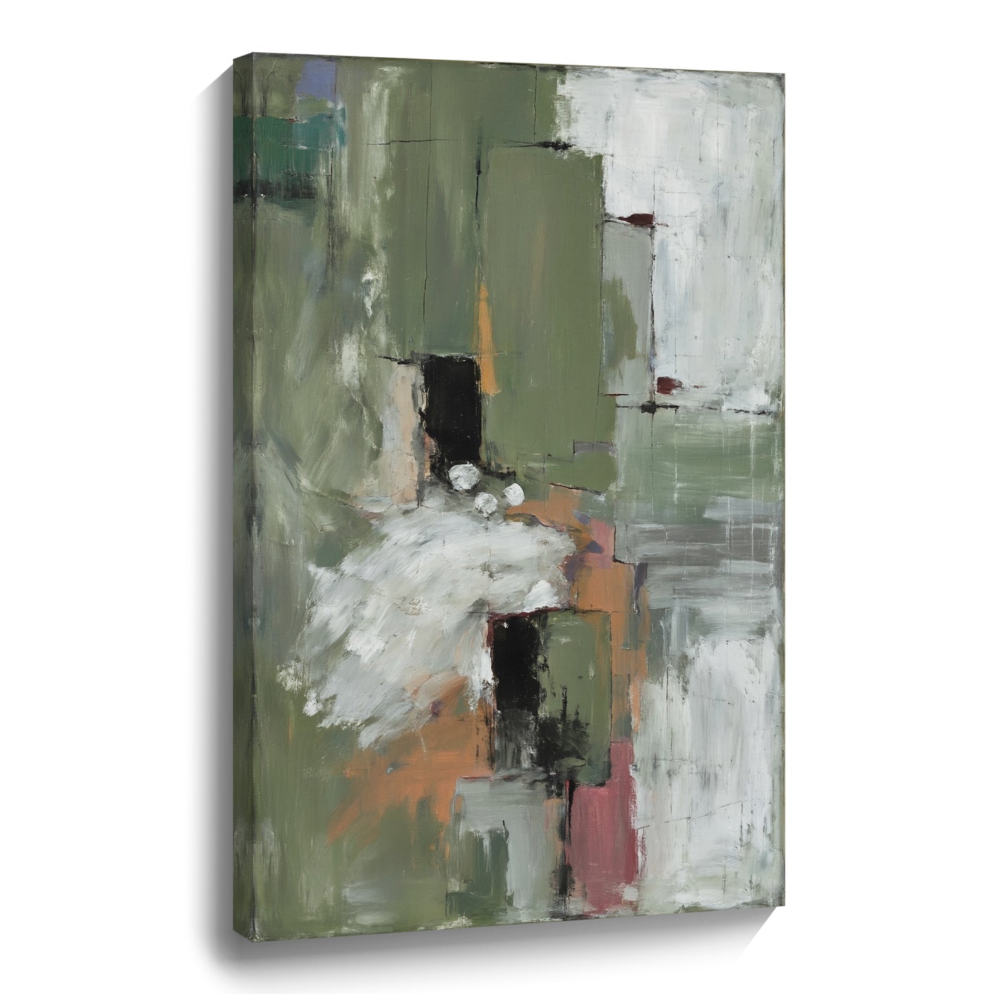 Modern abstract wall art, hand-painted oil painting