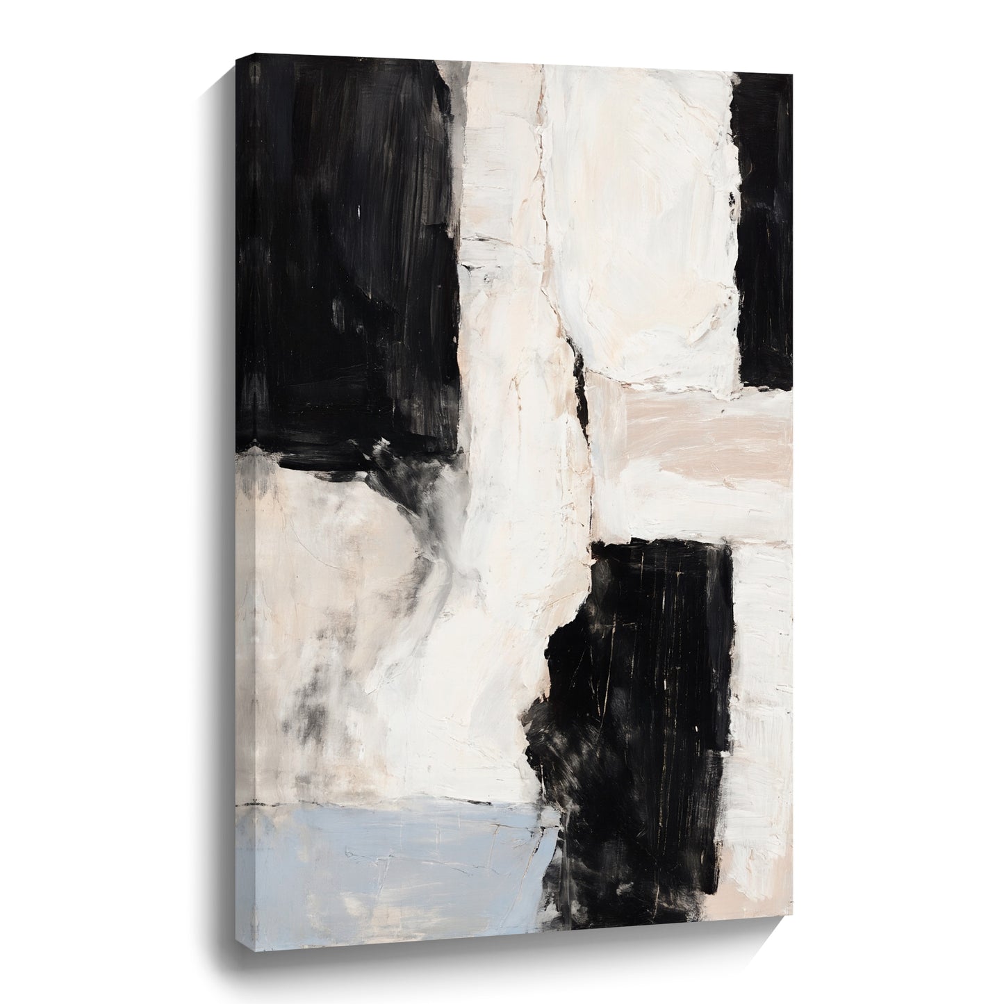 Modern abstract wall art, hand-painted oil painting