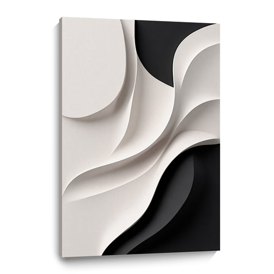 Beige and black Wall Sculptures, 3D Wood Wall Art, Minimalist Wall Hanging Home Decor
