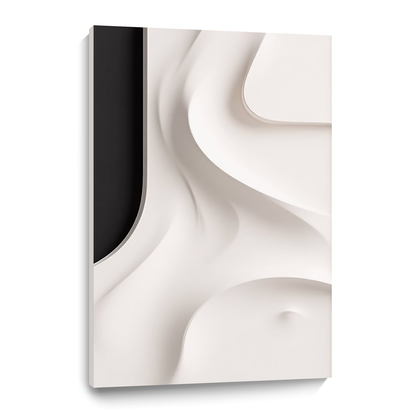 Beige and black Wall Sculptures, 3D Wood Wall Art, Minimalist Wall Hanging Home Decor