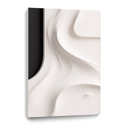 Beige and black Wall Sculptures, 3D Wood Wall Art, Minimalist Wall Hanging Home Decor