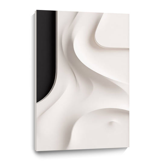 Beige and black Wall Sculptures, 3D Wood Wall Art, Minimalist Wall Hanging Home Decor