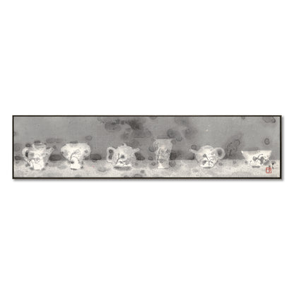 "pot" framed canvas prints