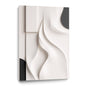 Beige and black Wall Sculptures, 3D Wood Wall Art, Minimalist Wall Hanging Home Decor