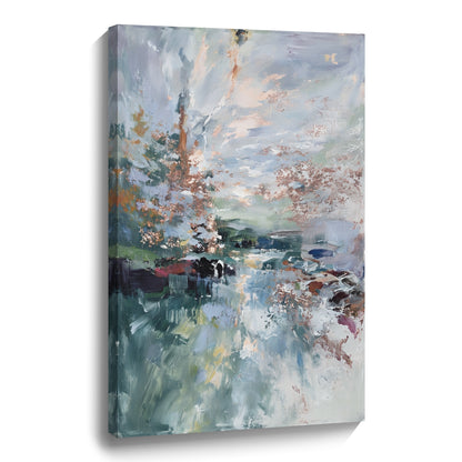 Modern abstract wall art, hand-painted oil painting