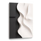 Beige and black Wall Sculptures, 3D Wood Wall Art, Minimalist Wall Hanging Home Decor