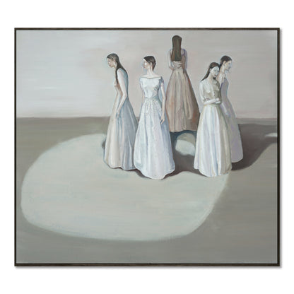 "solitary and Crowd (3)" hand-stretched canvas prints