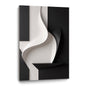 Beige and black Wall Sculptures, 3D Wood Wall Art, Minimalist Wall Hanging Home Decor