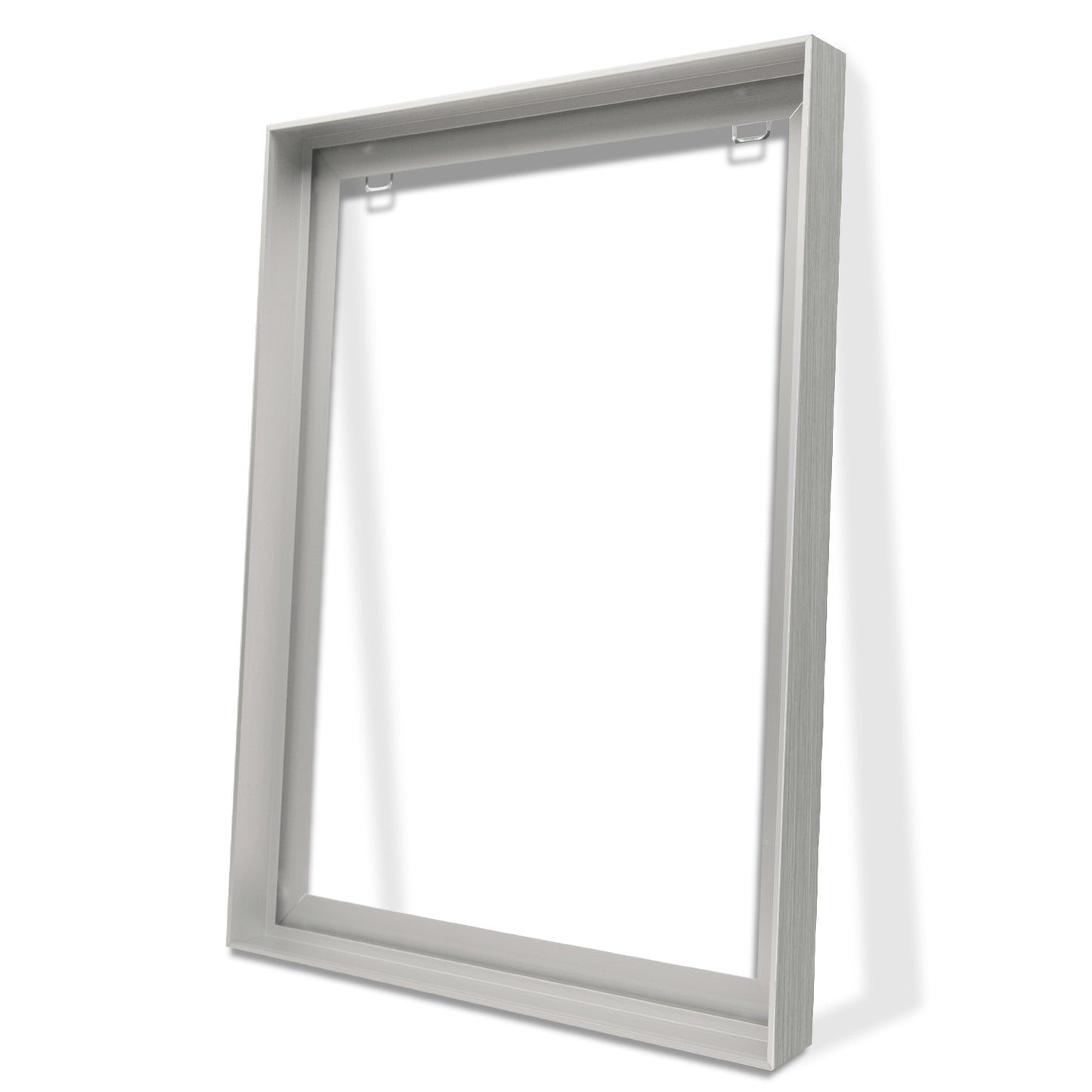 Metal Floating Picture Frame for Canvas Oil Painting, DIY Canvas Picture Frame, 1.5 Inch Depth for Canvas Prints Wall Art/Portrait/Landscape Living Room Bedroom Kitchen Decor (silver)