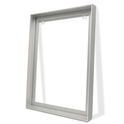 Metal Floating Picture Frame for Canvas Oil Painting, DIY Canvas Picture Frame, 1.5 Inch Depth for Canvas Prints Wall Art/Portrait/Landscape Living Room Bedroom Kitchen Decor (silver)