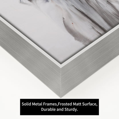 Metal Floating Picture Frame for Canvas Oil Painting, DIY Canvas Picture Frame, 1.5 Inch Depth for Canvas Prints Wall Art/Portrait/Landscape Living Room Bedroom Kitchen Decor (silver)