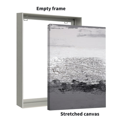 Metal Floating Picture Frame for Canvas Oil Painting, DIY Canvas Picture Frame, 1.5 Inch Depth for Canvas Prints Wall Art/Portrait/Landscape Living Room Bedroom Kitchen Decor (silver)