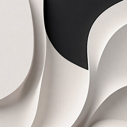 Beige and black Wall Sculptures, 3D Wood Wall Art, Minimalist Wall Hanging Home Decor