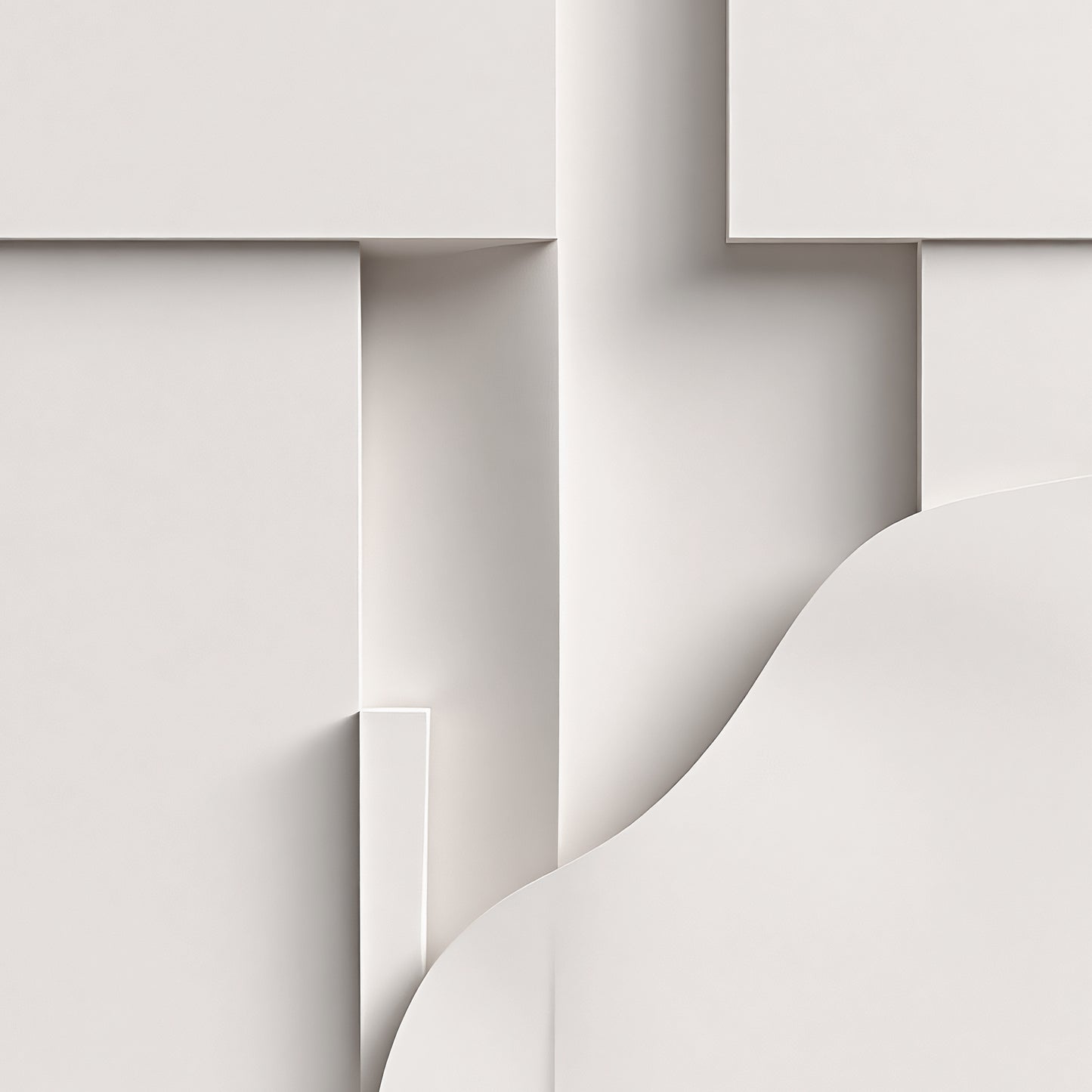 Beige Wall Sculptures, 3D Wood Wall Art, Minimalist Wall Hanging Home Decor