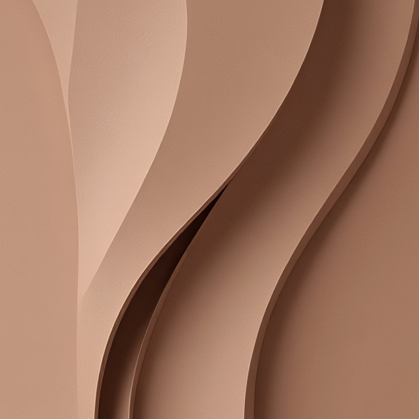 Beige and Brown Wall Sculptures, 3D Wood Wall Art, Minimalist Wall Hanging Home Decor