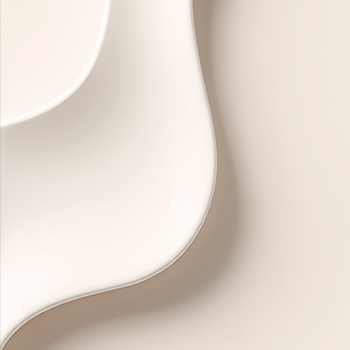 Beige Wall Sculptures, 3D Wood Wall Art, Minimalist Wall Hanging Home Decor