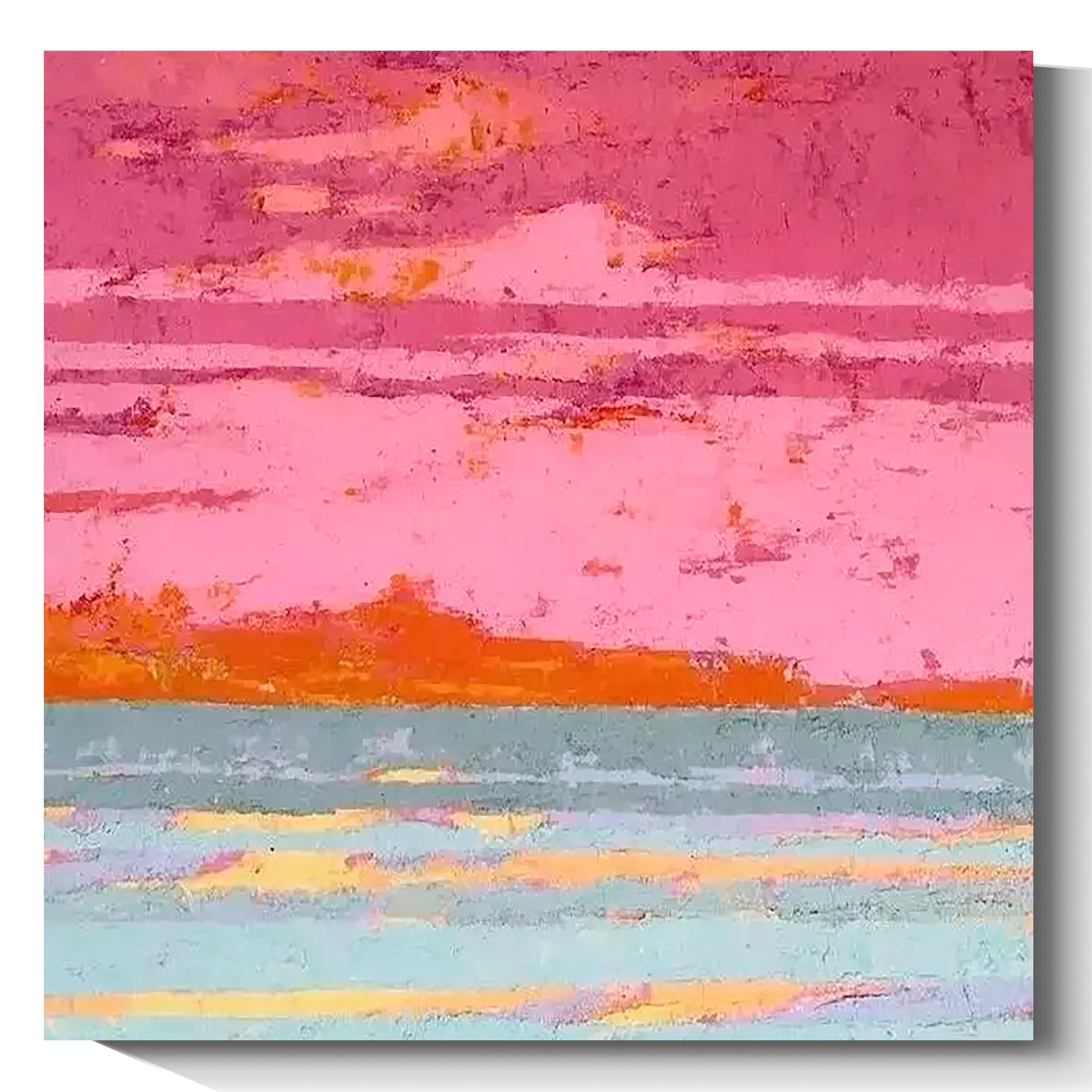Modern abstract wall art, hand-painted oil painting