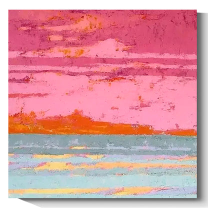 Modern abstract wall art, hand-painted oil painting