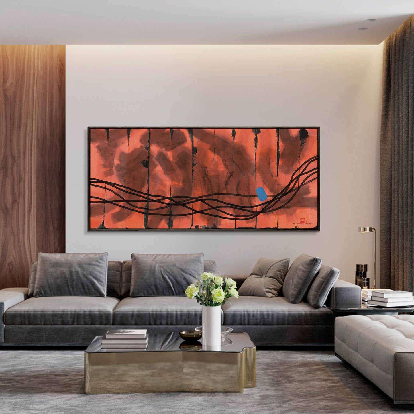 "Basic form 2" framed canvas prints