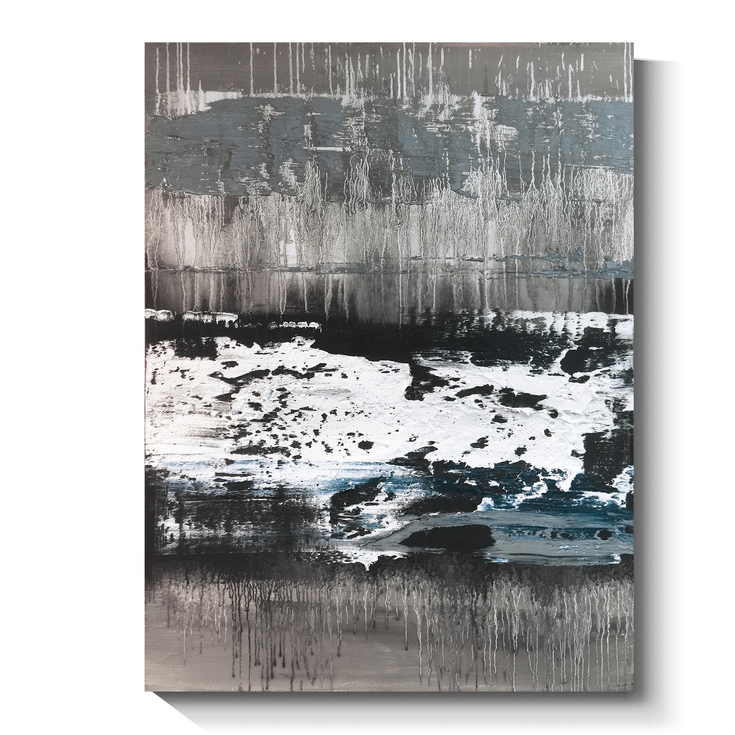 Modern abstract wall art, hand-painted oil painting