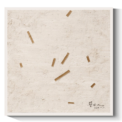 Beige abstract texture painting