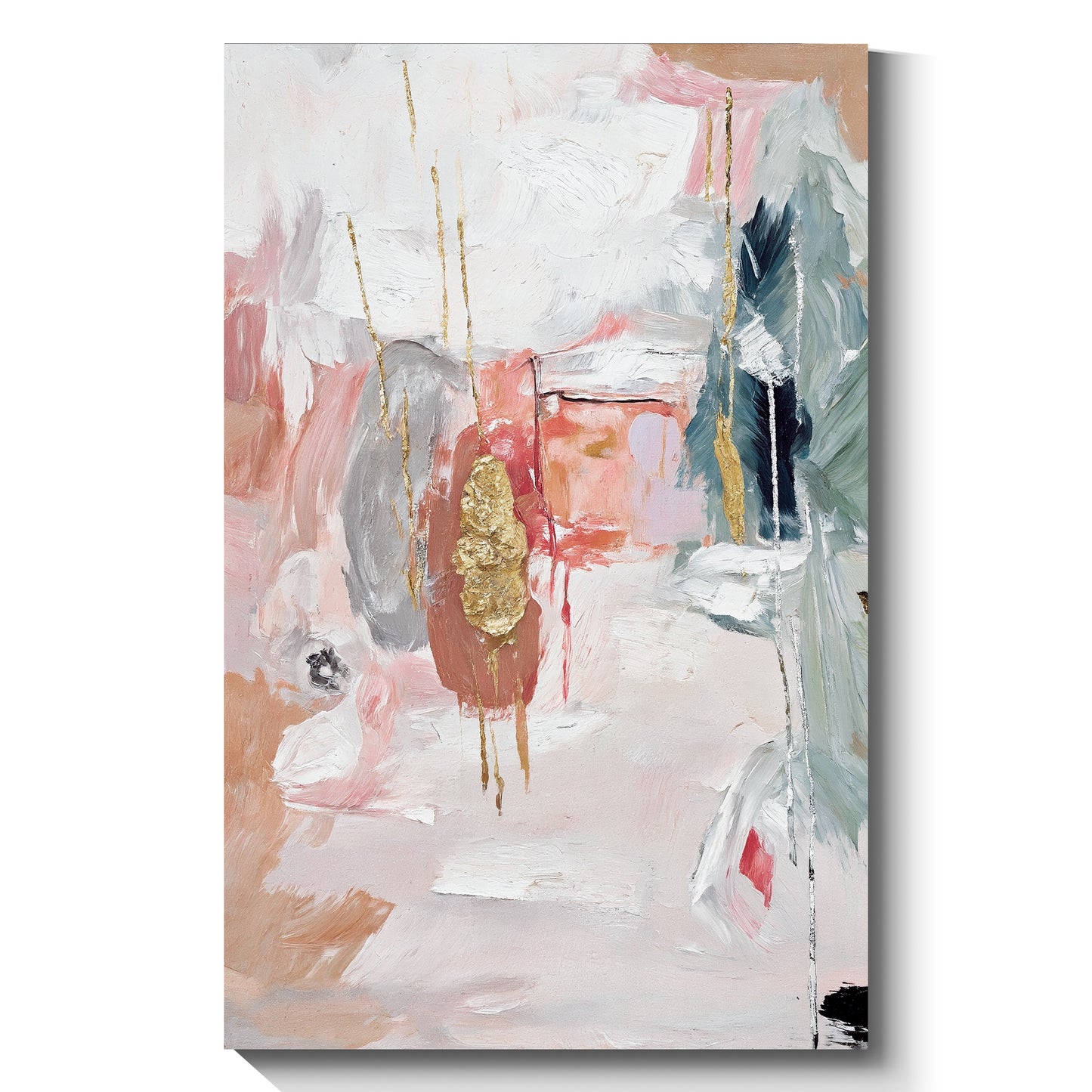 Modern abstract wall art, hand-painted oil painting