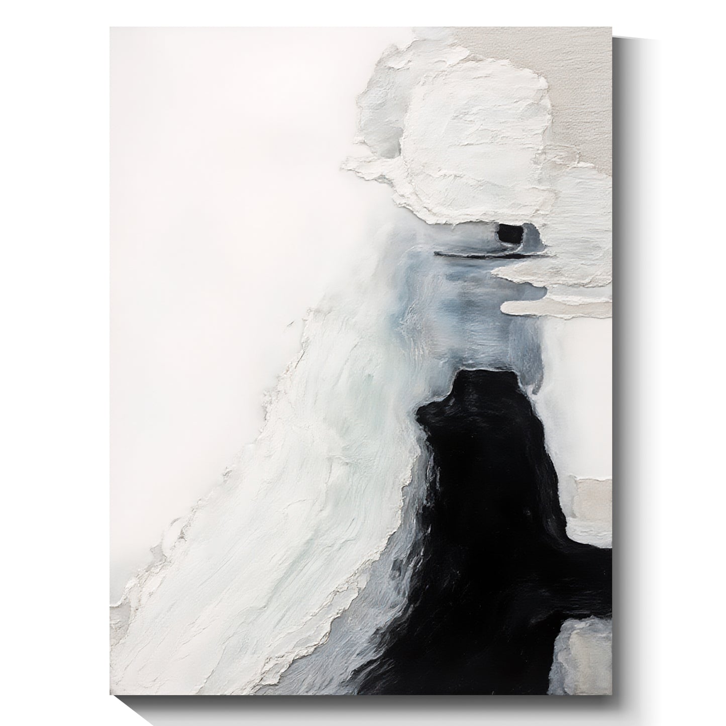 Modern abstract wall art, hand-painted oil painting