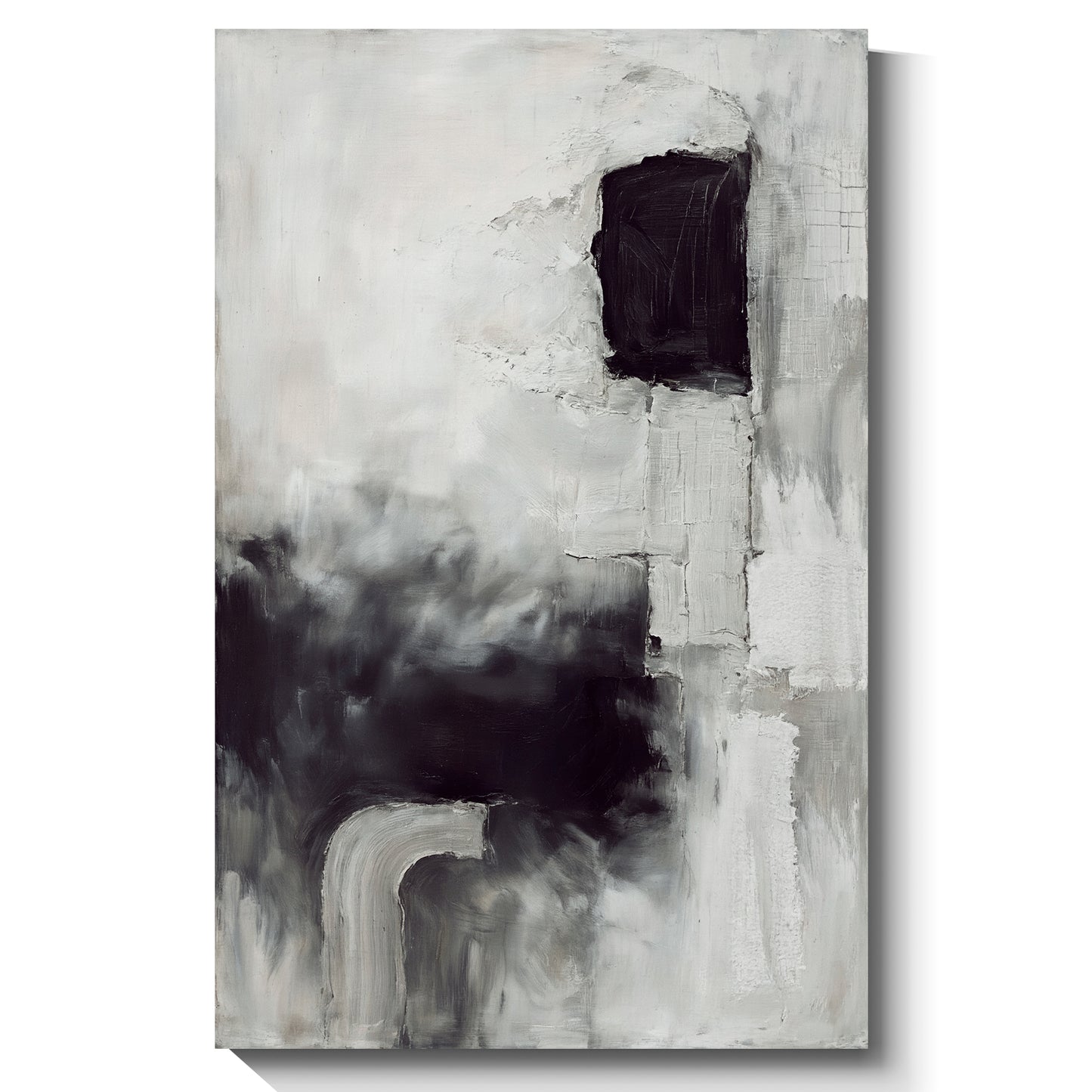 Modern abstract wall art, hand-painted oil painting