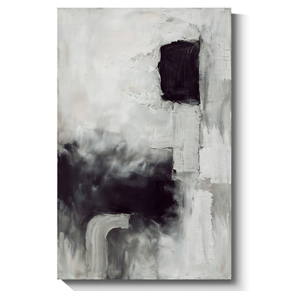 Modern abstract wall art, hand-painted oil painting