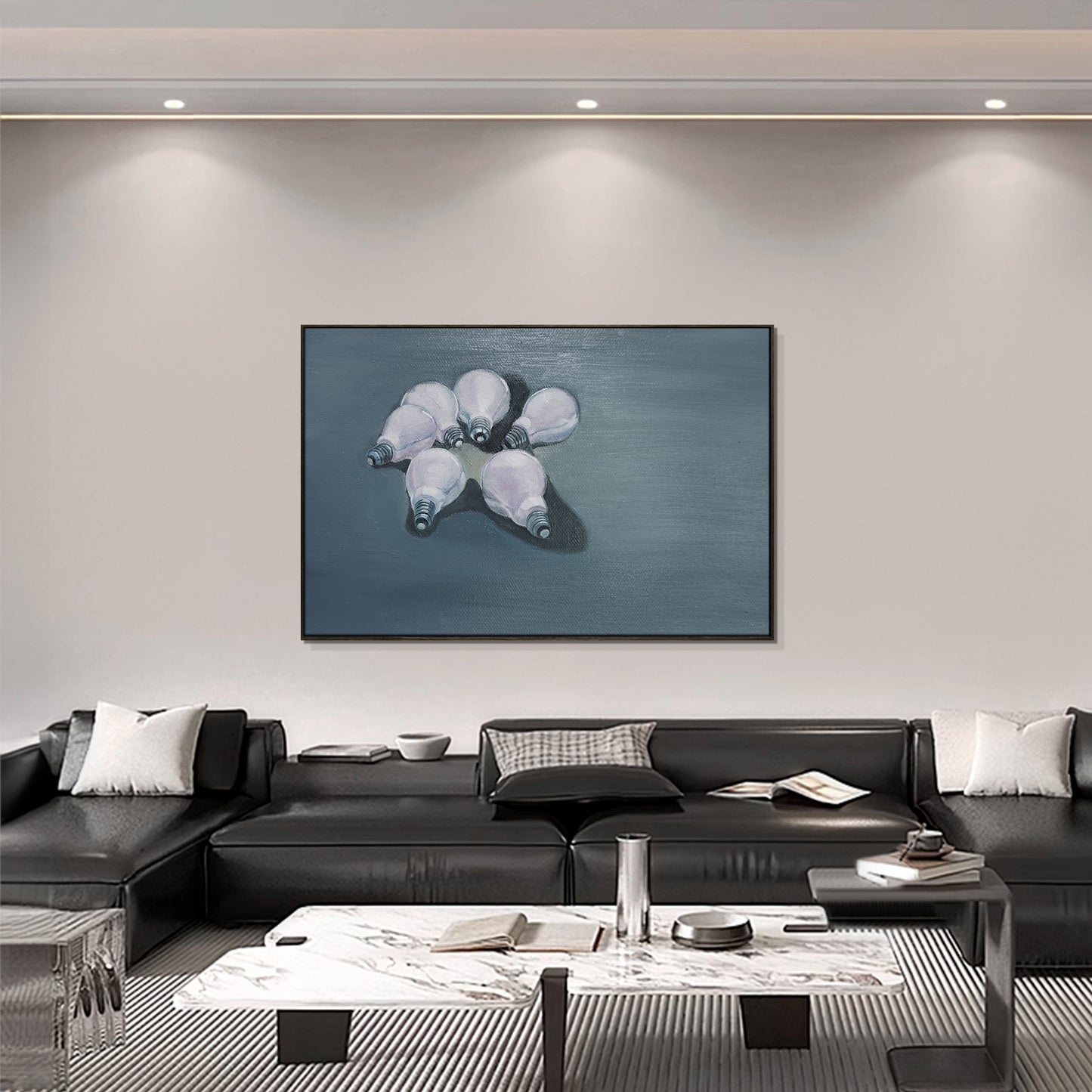 "solitary and Crowd (1)" hand-stretched canvas prints