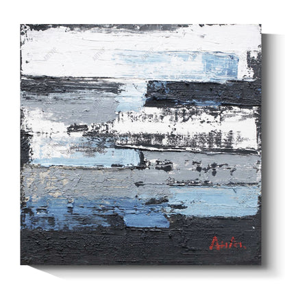 Modern abstract wall art, hand-painted oil painting