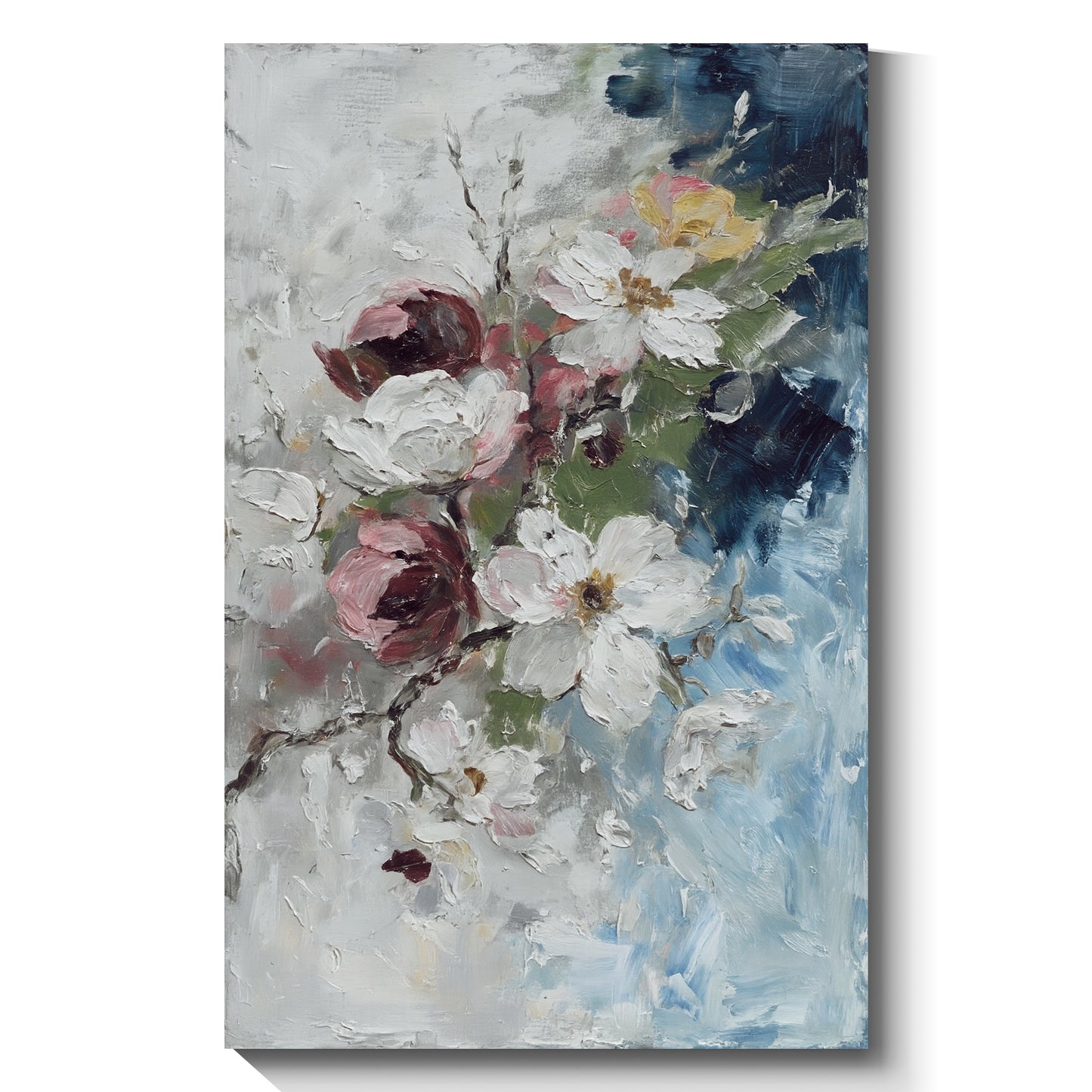 Modern abstract wall art, hand-painted oil painting