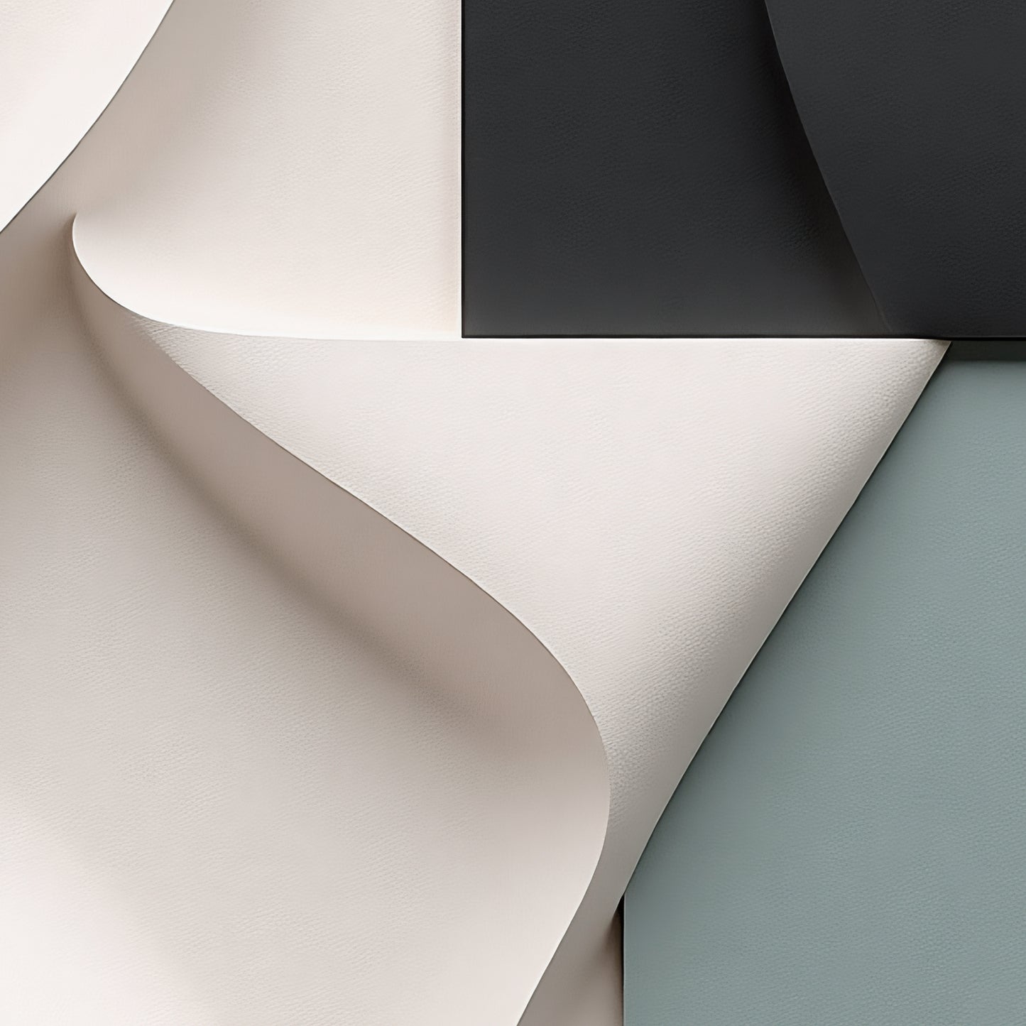 Beige, black, and dark greenWall Sculptures, 3D Wood Wall Art, Minimalist Wall Hanging Home Decor