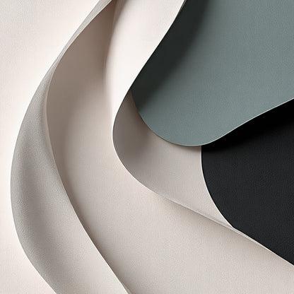 Beige, black, and dark greenWall Sculptures, 3D Wood Wall Art, Minimalist Wall Hanging Home Decor